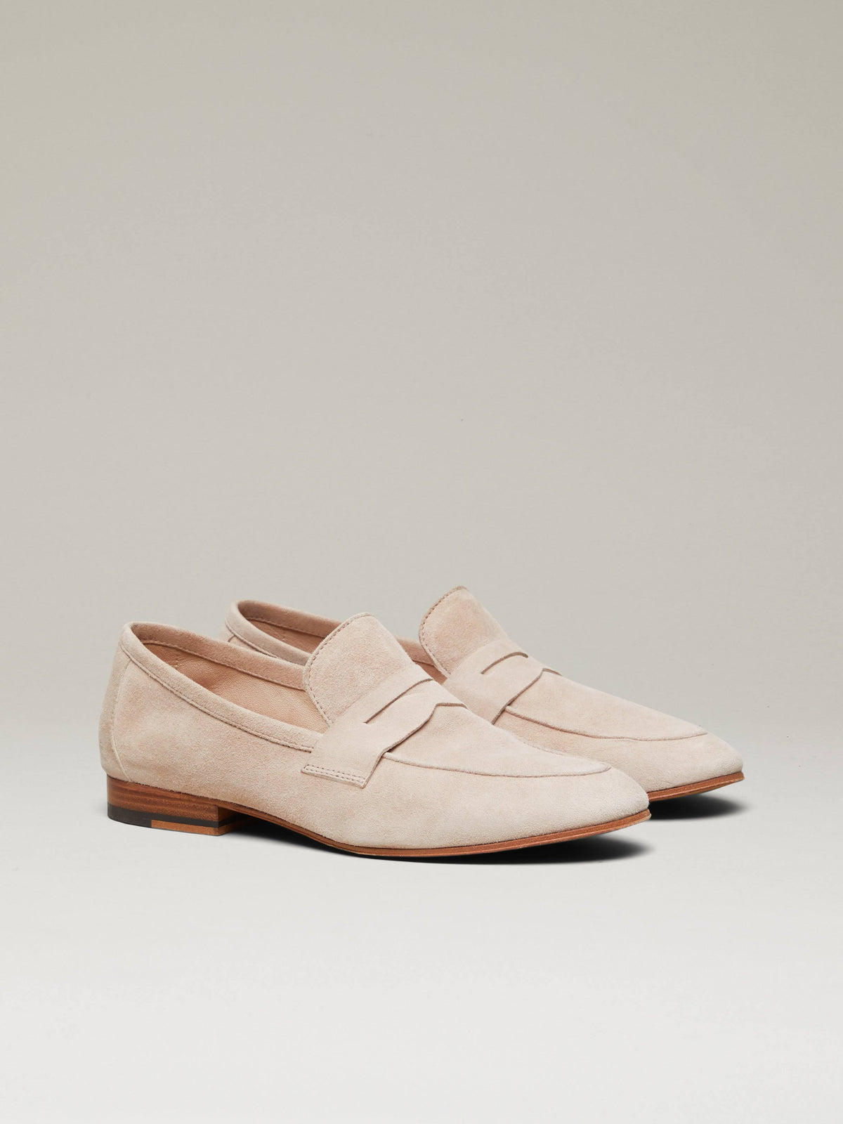 Oatmeal Suede Shoes E57349