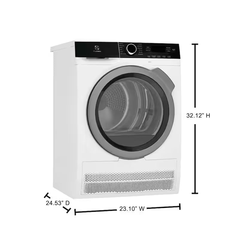 White 4.0 cu. ft. Electric Ventless Dryer X7504