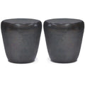2-Piece Metal Accent Side Table Set Y848