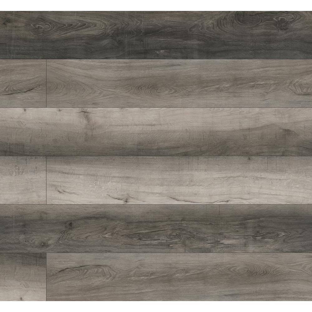 7.13 in. W x 48.03 in. L Click Lock Luxury Vinyl Plank Flooring Q170416