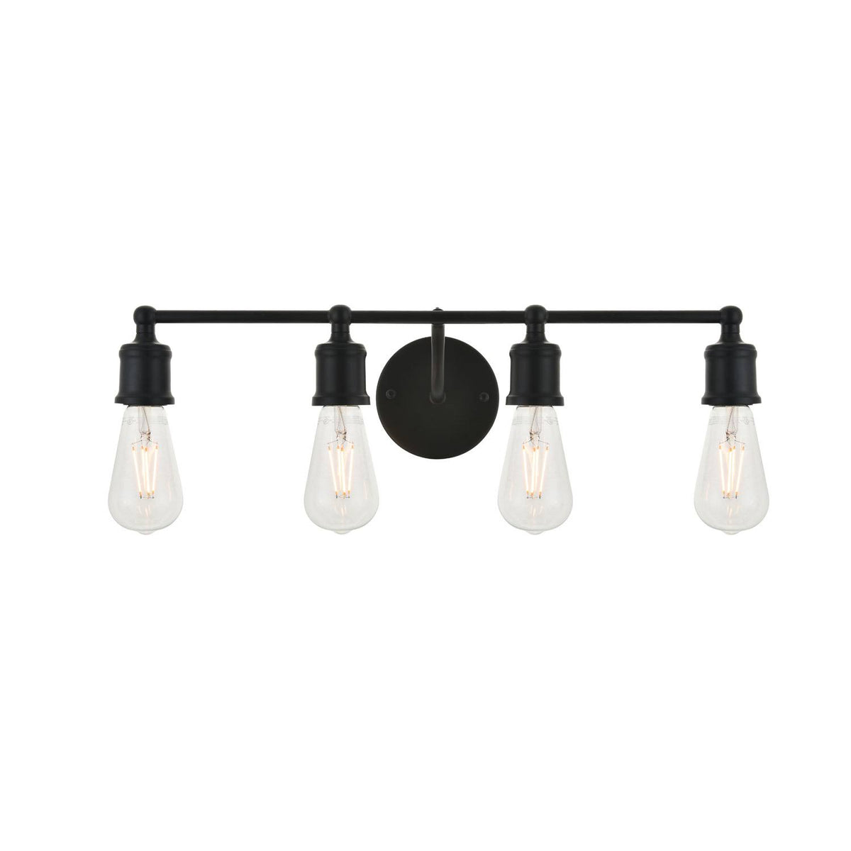 4 Light Black Wall Sconce Y81224