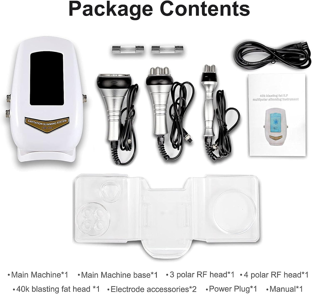 High Frequency Facial Machine with 3 Massage Heads E486
