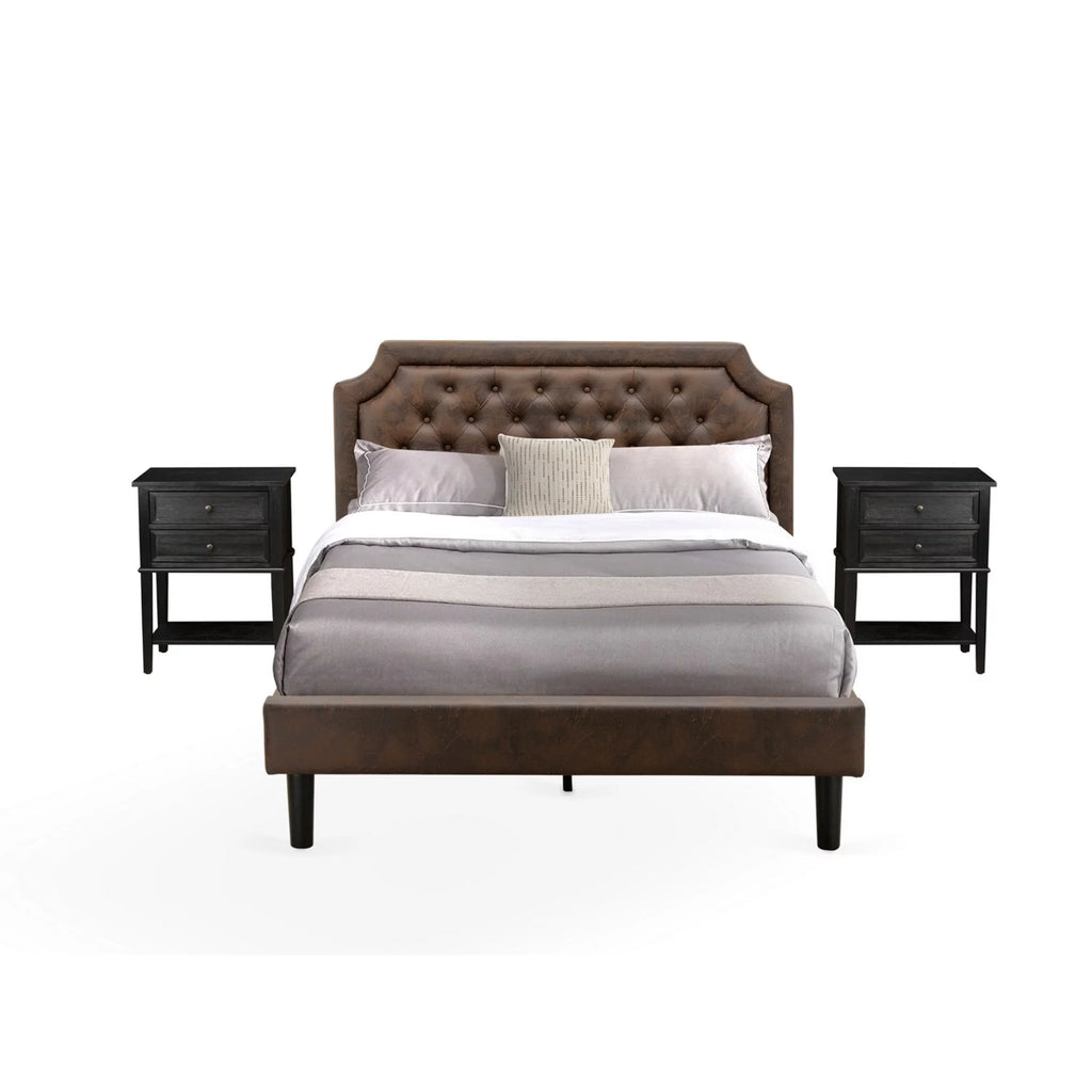 3 Pieces Wood Queen Bedroom Set R118