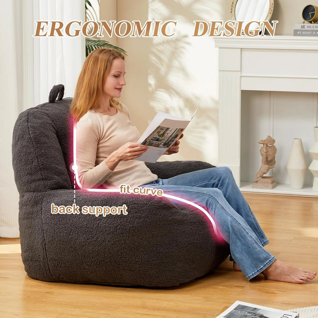 Lazy Sofa Beanbag Chair with High Density Foam Filling G78090