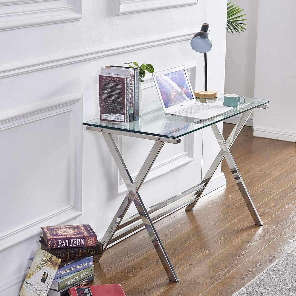 Tempered Glass Computer Desk H471