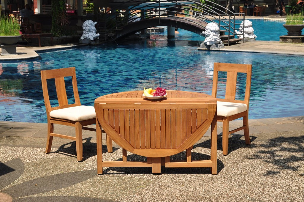 Teak 3 Pc Dining Set M43972