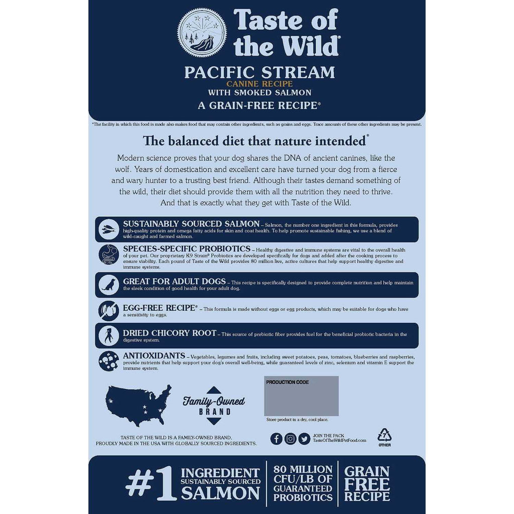 Pacific Stream Dog Food D80474