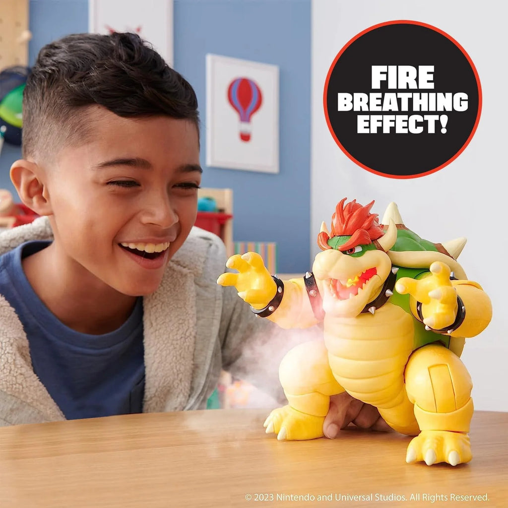 7 inch Bowser Action Figure with Fire Breathing Effects T82710
