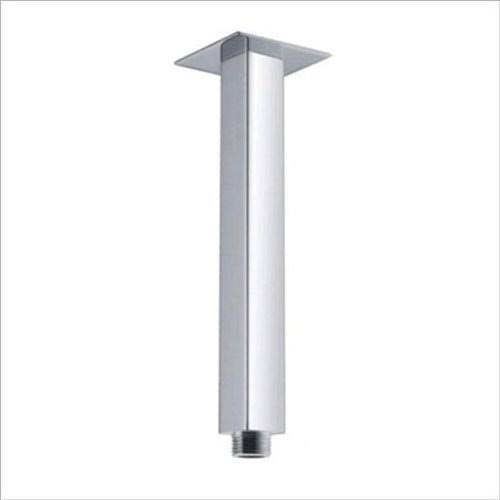 10 inch Square Rainfall LED Shower Head Stainless Steel Chrome Finish U860