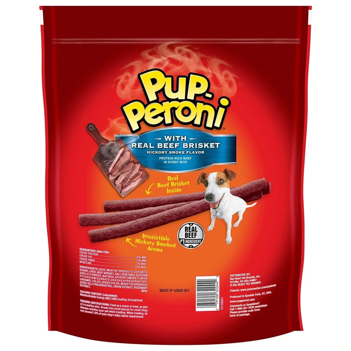 Dog Treats with Real Beef Brisket Hickory Smoked Flavor 46 Ounce K946