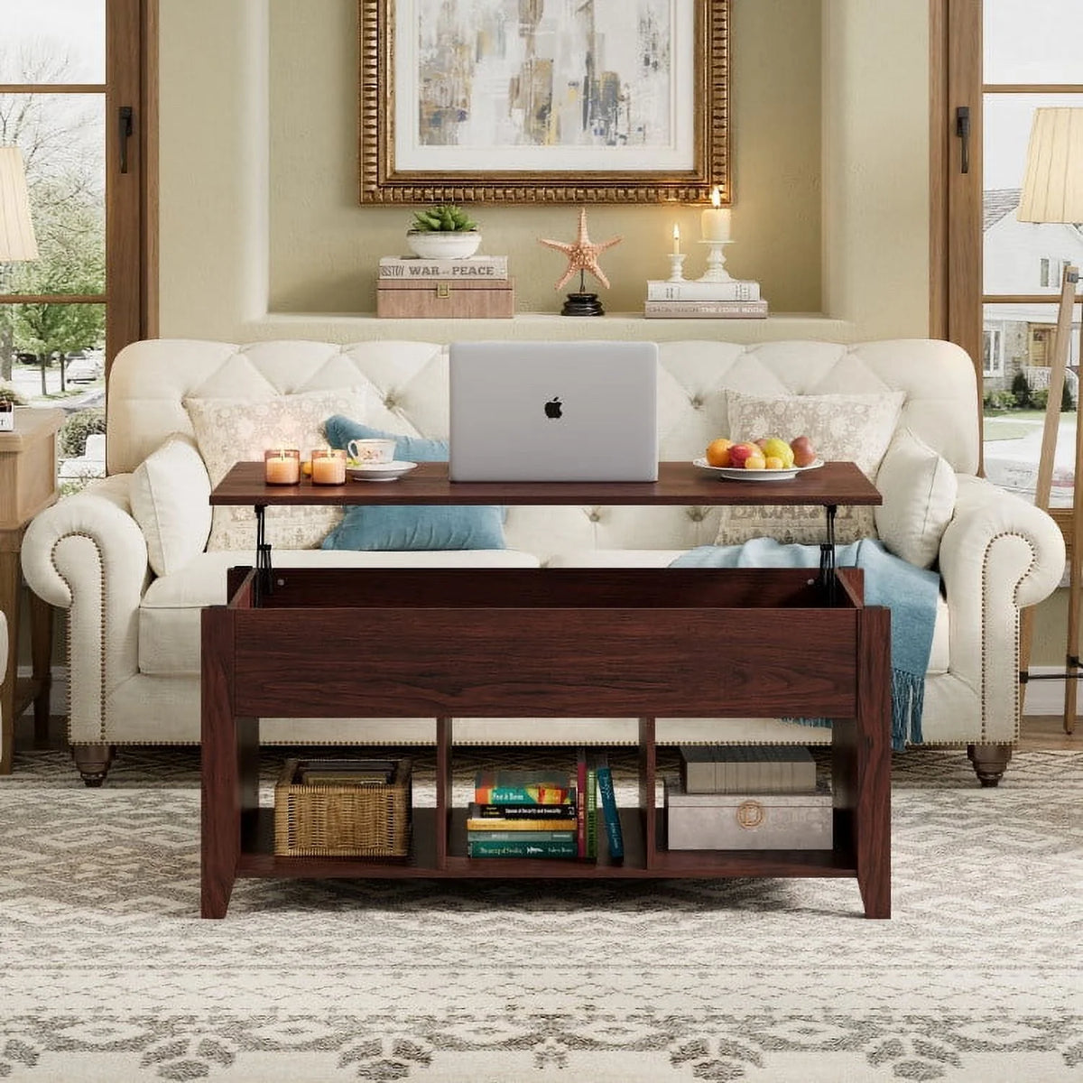 Lift-Top Coffee Table with Storage M2827