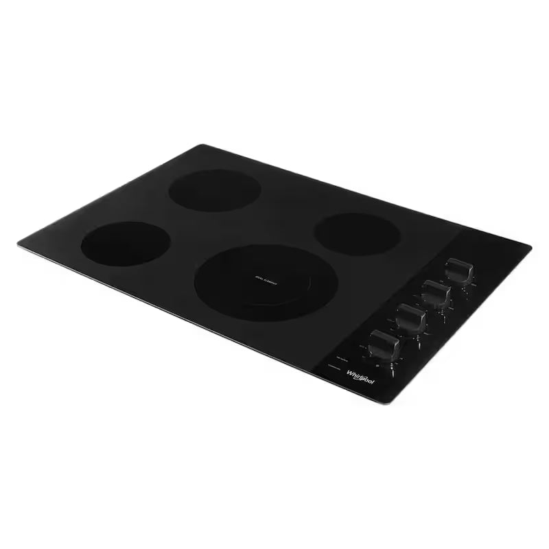 30 in. Black Electric Ceramic Glass Cooktop with 4 Elements O100516