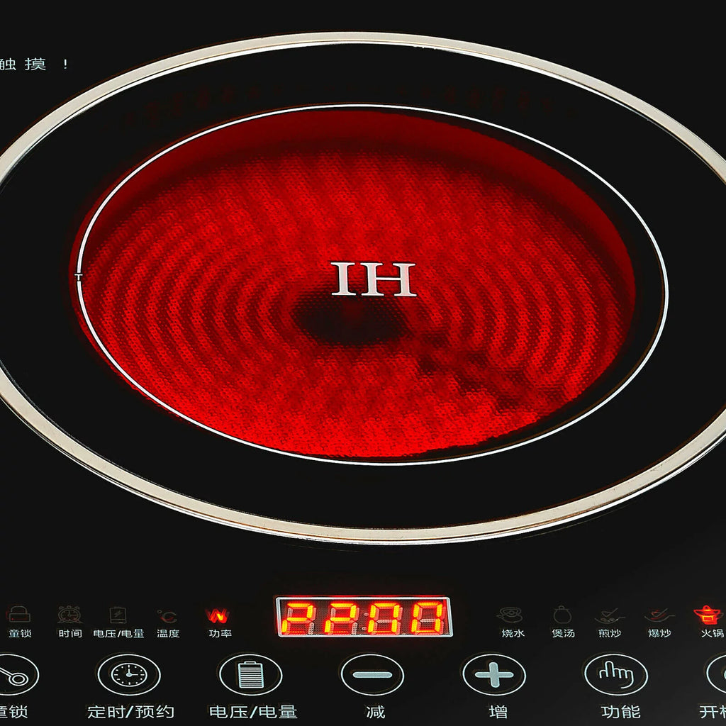 2600W 110V Double Burners Induction Cooktop V38817