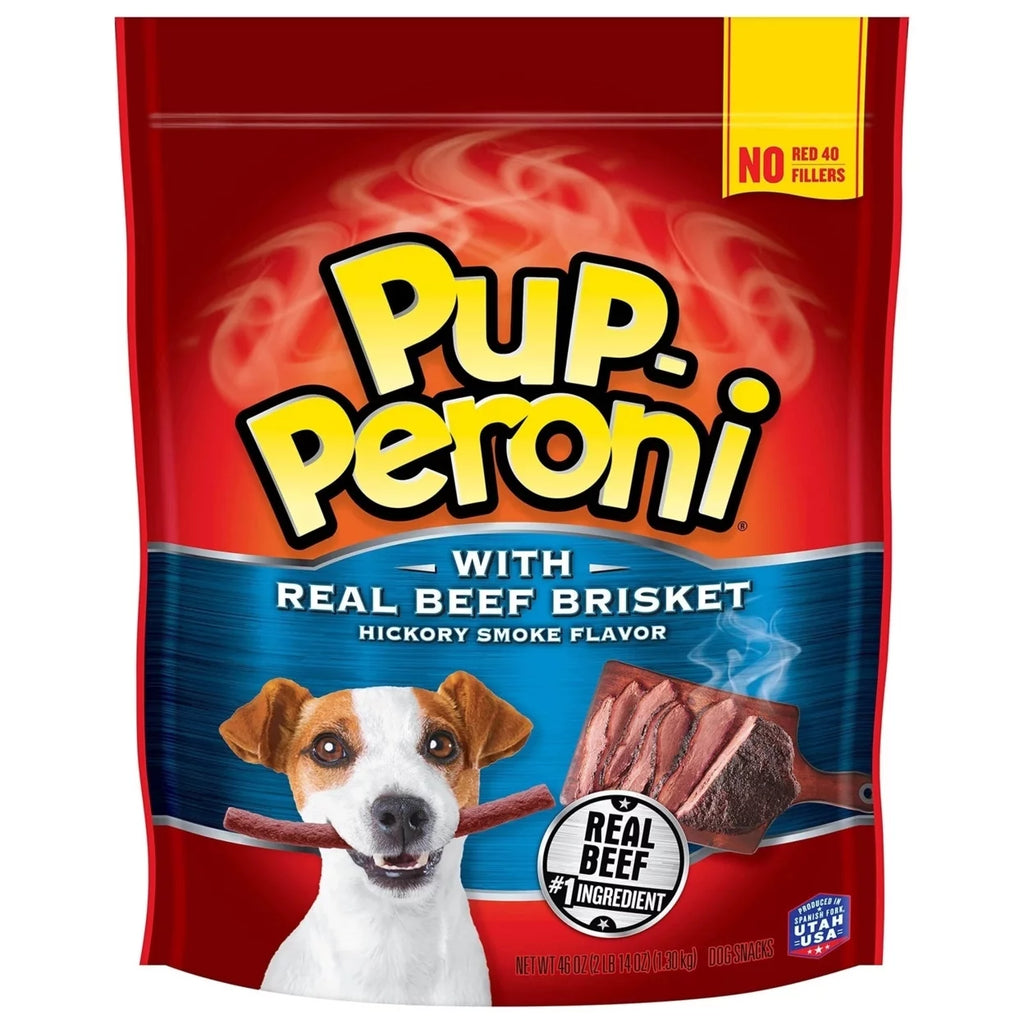 Dog Treats with Real Beef Brisket Hickory Smoked Flavor 46 Ounce K946