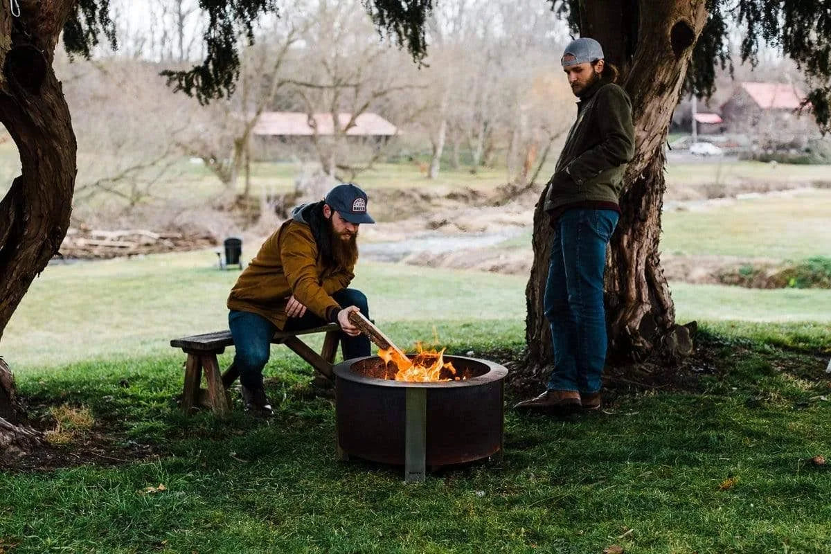 24 Smokeless Corten Steel Fire Pit R142