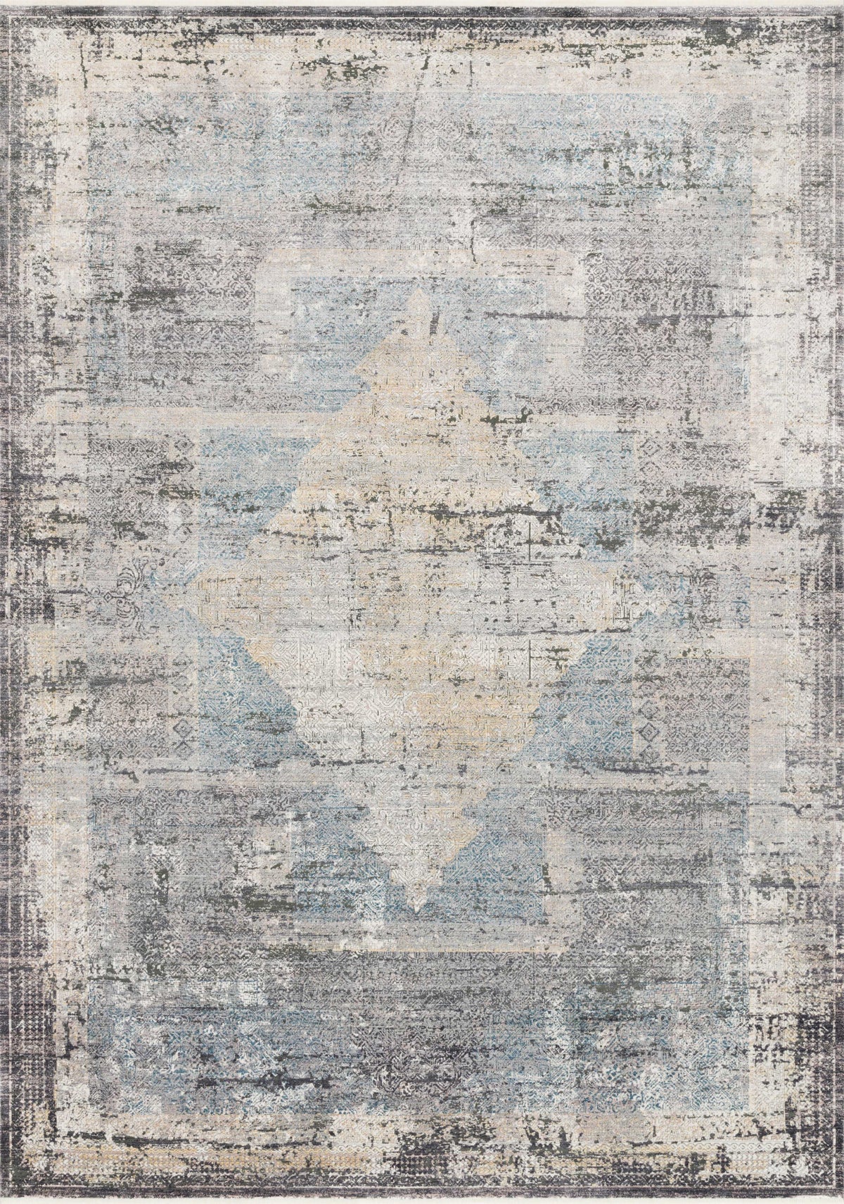 Charcoal Rug 5' x 7'3 I4642