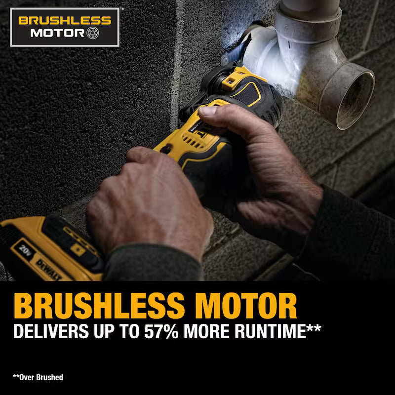 Cordless Brushless Oscillating Multi Tool with 2.0Ah Battery and Charger B315