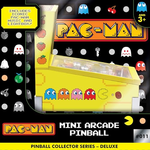 Mini Arcade Pinball Tabletop Game with Lights & Sounds E77589