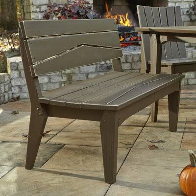 Canary Yellow Wash Garden Bench M4680