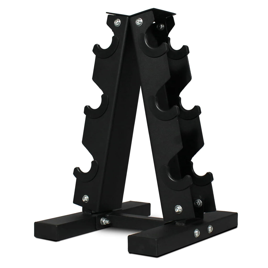 Neoprene Dumbbells with 5 Tier Rack L889