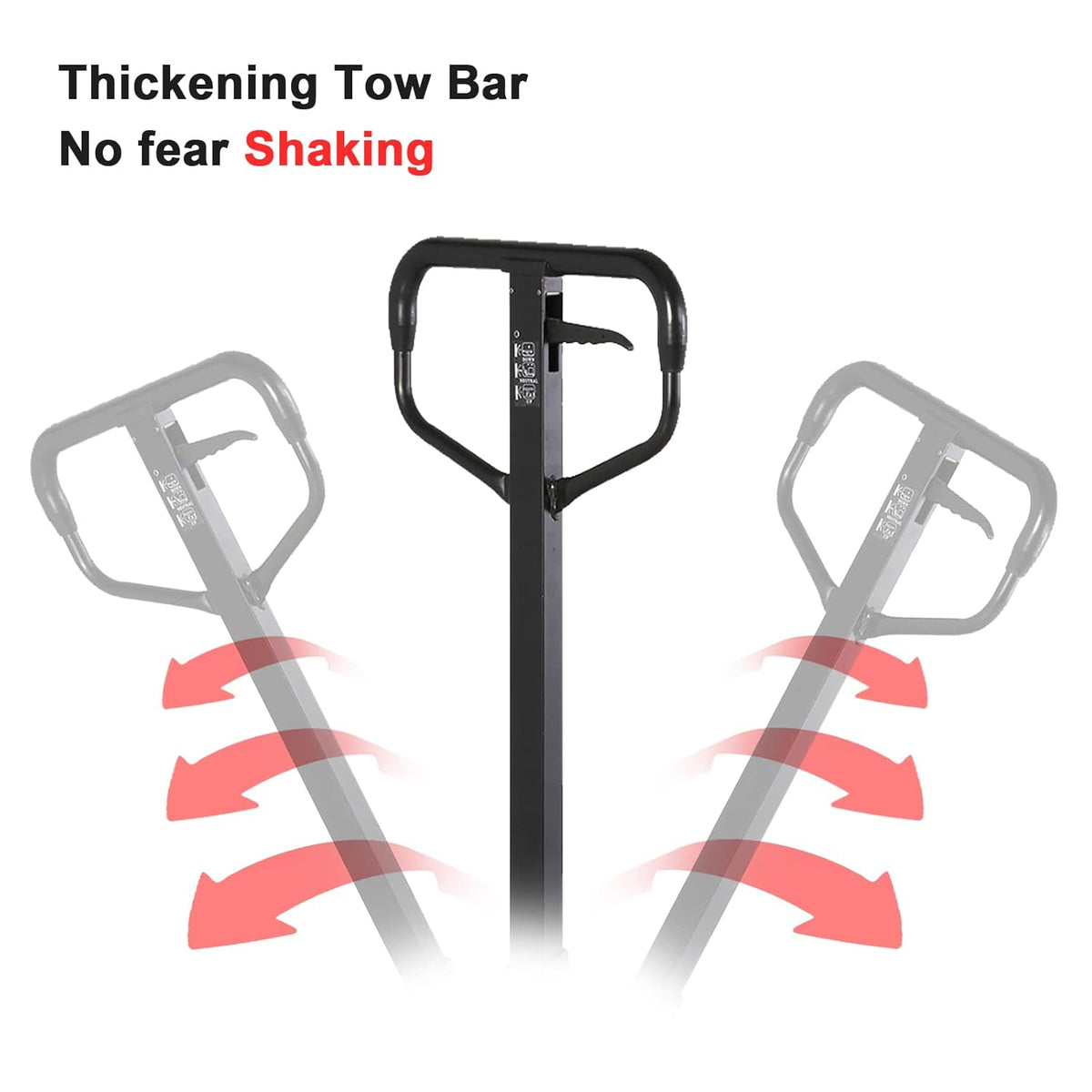 Low Profile Manual Pallet Jack Truck 2200lbs Capacity 48 L×27 W O863158