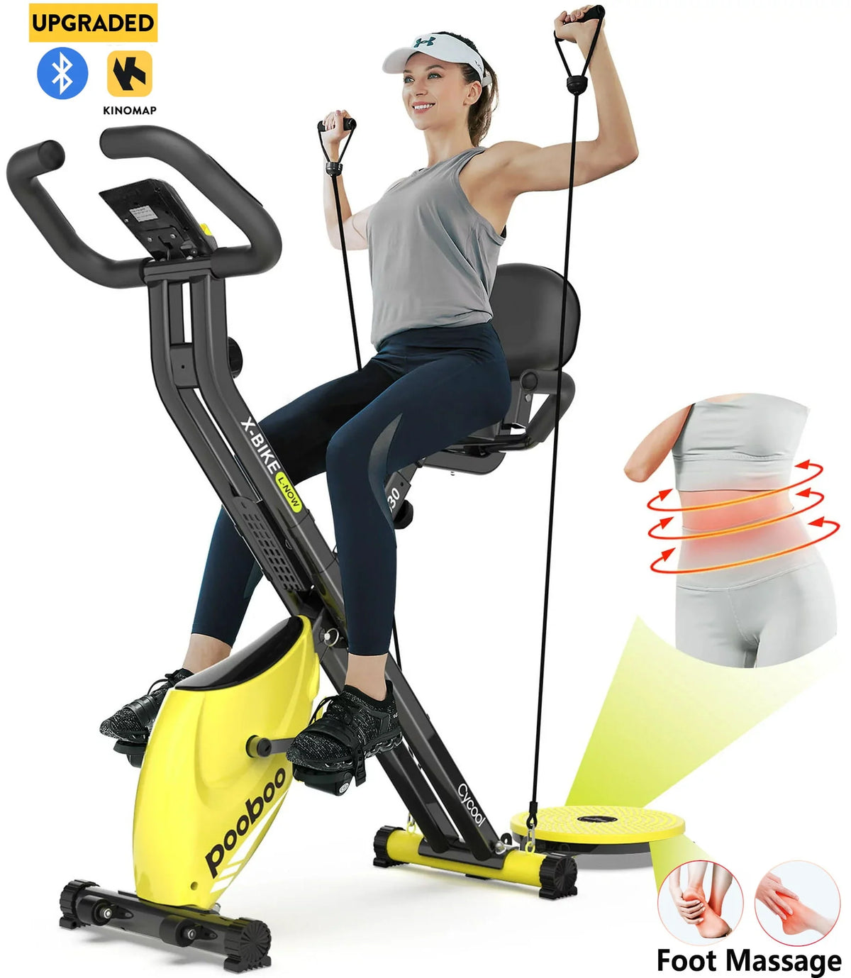4in1 Folding Stationary Exercise Bike J9871