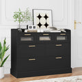White 7 Drawer Wood Dresser V300433