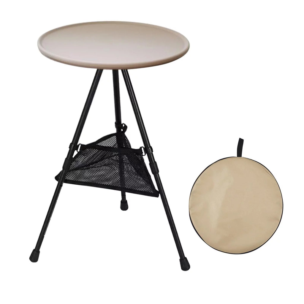 Folding Camping Table with Mesh Pocket W81436