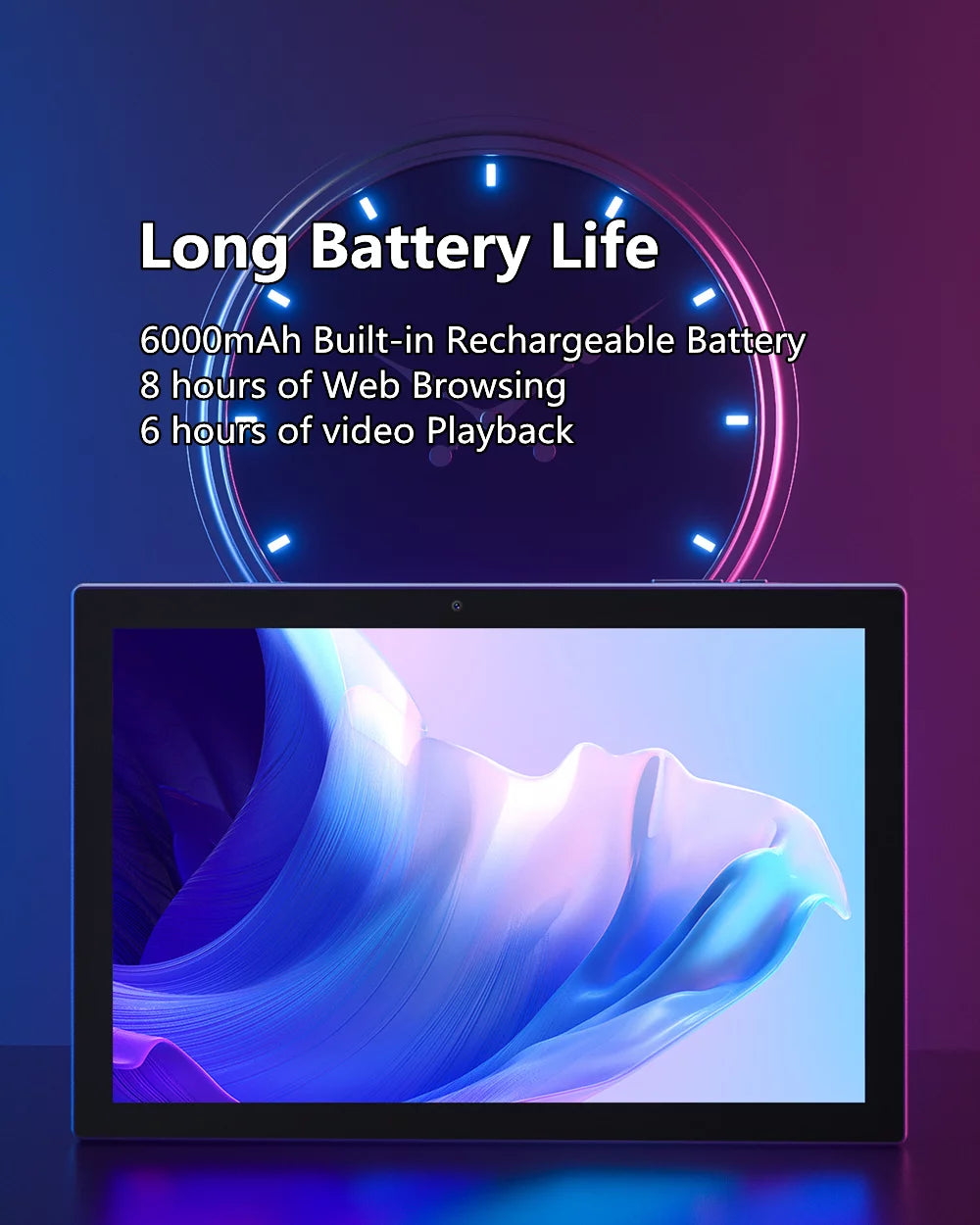 10.1 inch Android Tablet 4GB RAM 64GB Black G469099