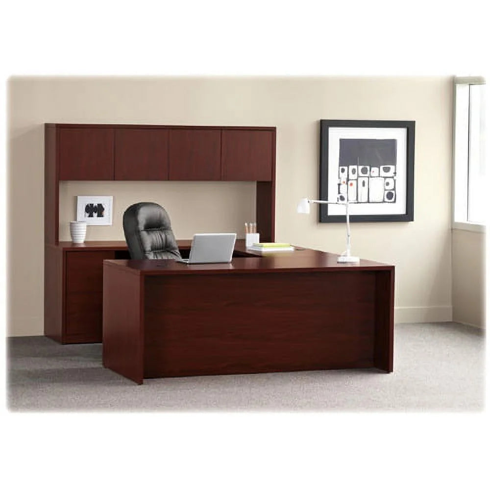 2 Drawer Mahogany Laminate Wood File Cabinet X595692