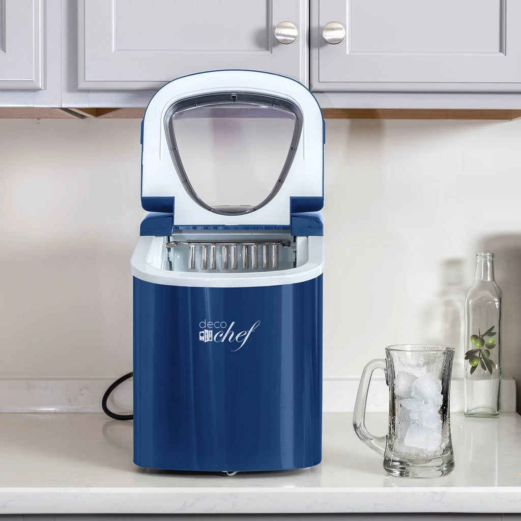 Blue Compact Electric Top Load Ice Maker N4327