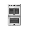 30 French Door Double Electric Wall Oven with Telescopic Racks B8378