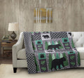 Quilted Throw Blanket 50" x 60" C8618