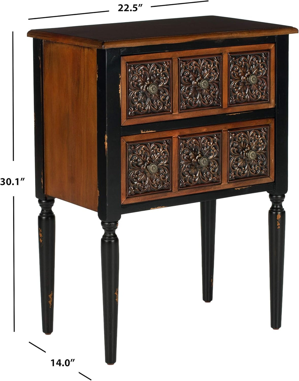 Dark Brown Side Table V4903