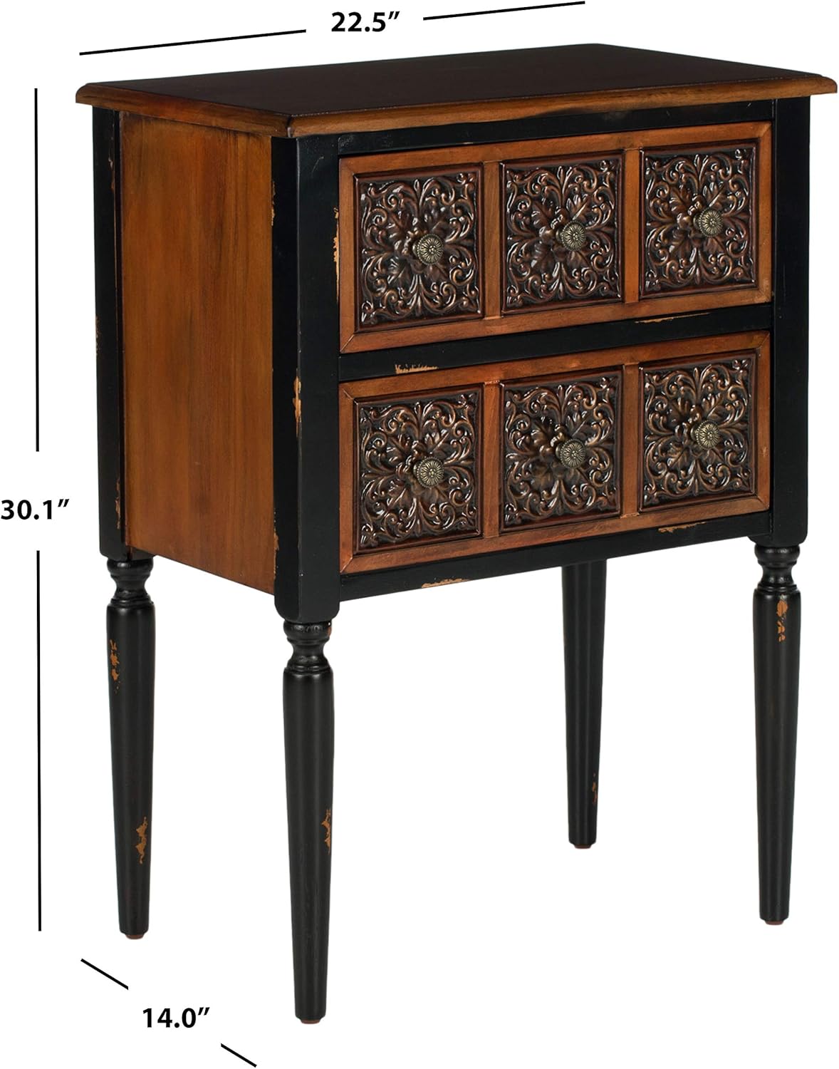 Dark Brown Side Table V4903