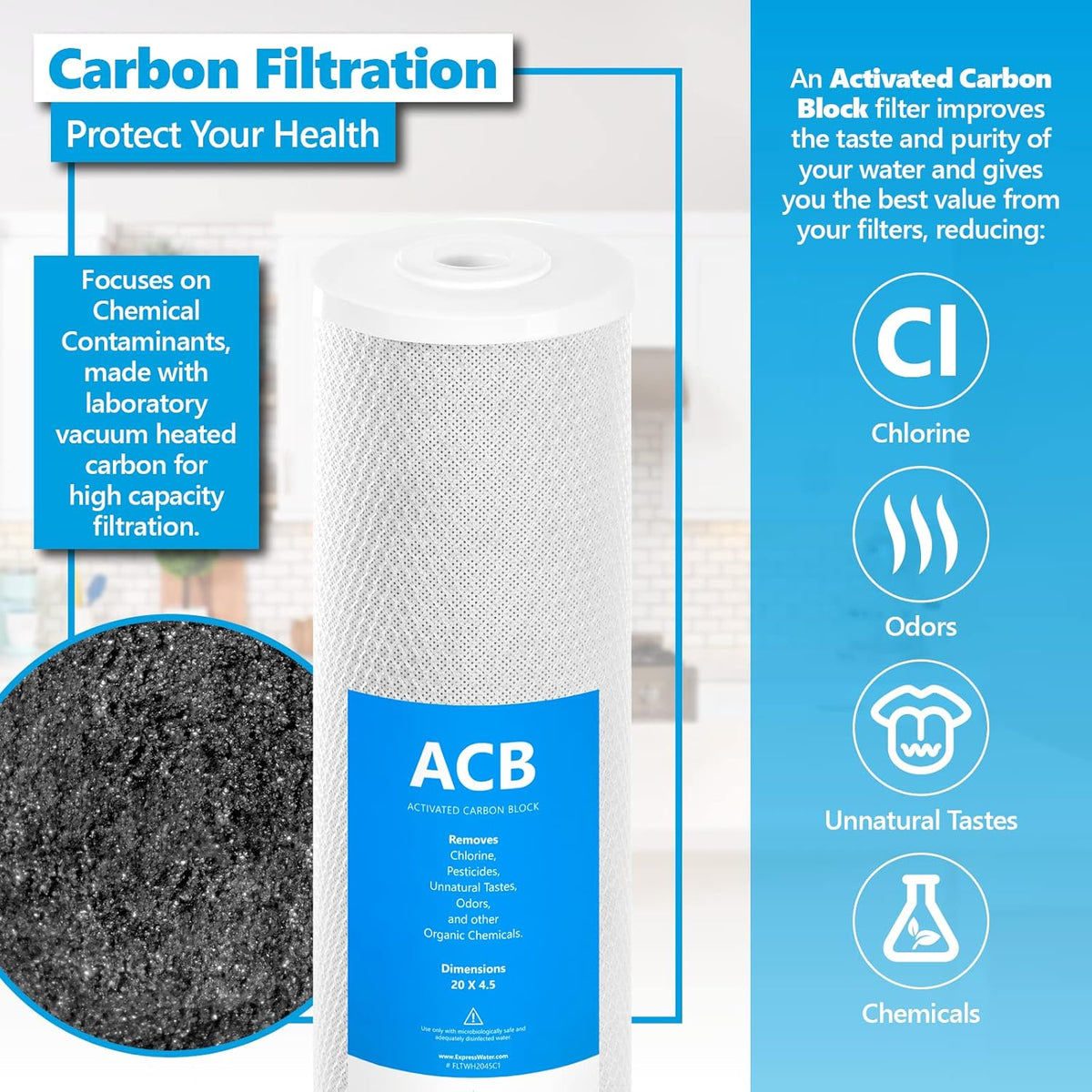 Whole House 3 Stage Water Filtration Replacement Kit E87721