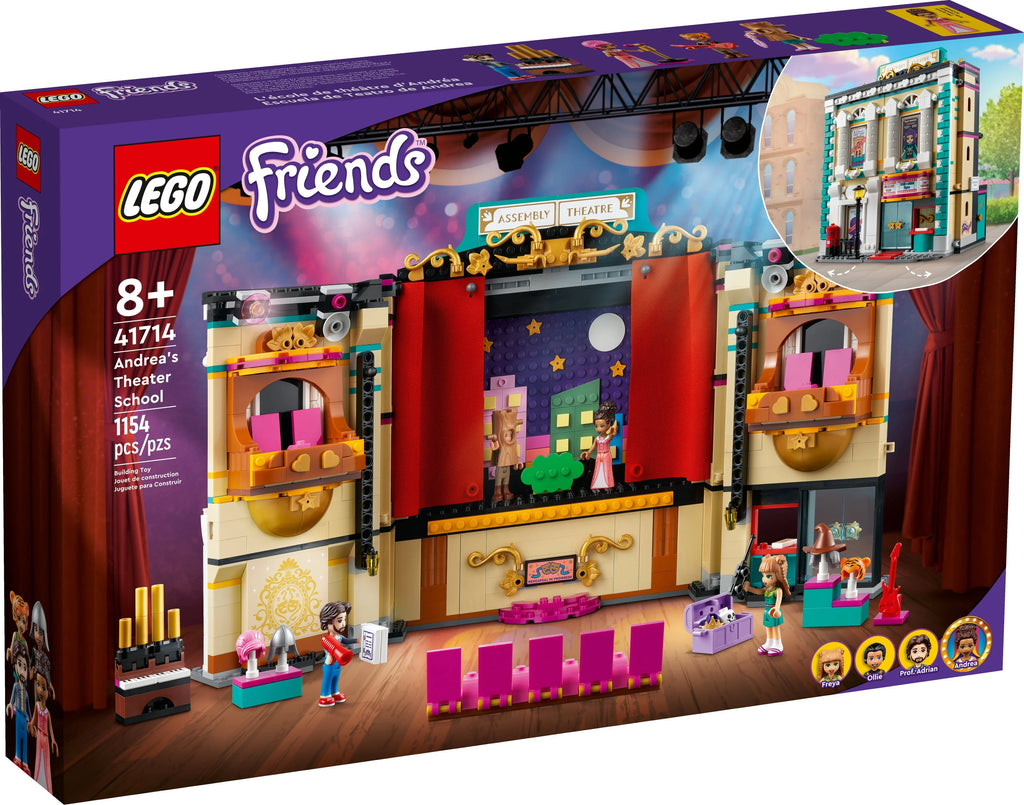 Theater School Playset with 4 Mini-Dolls L956