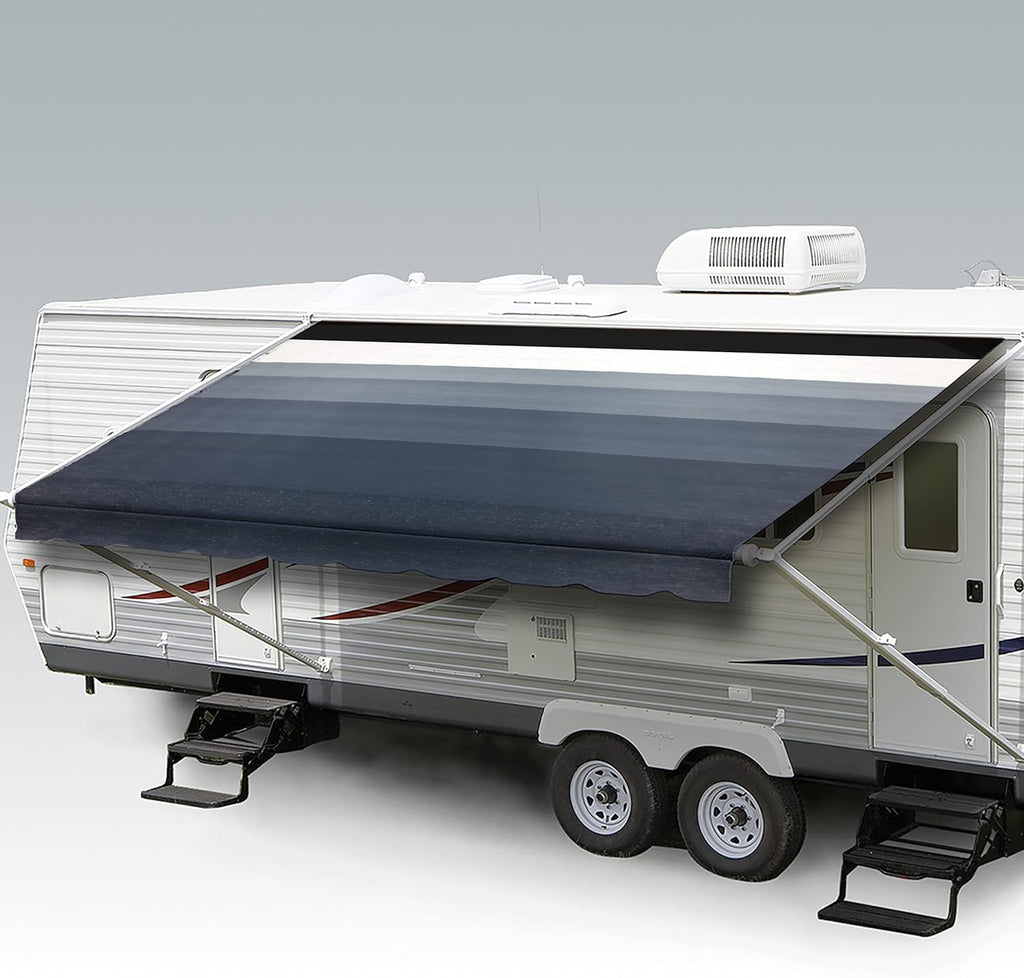 Heavy Duty Weatherproof Vinyl RV Awning Fabric Replacement P991