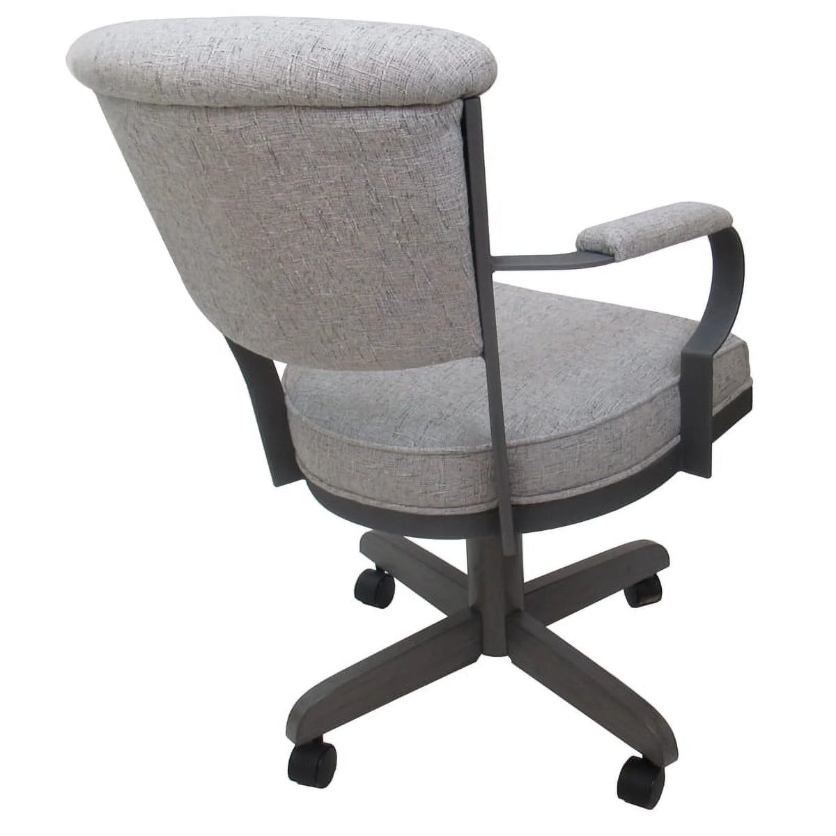 Grey Metal Swivel Caster Chair G636
