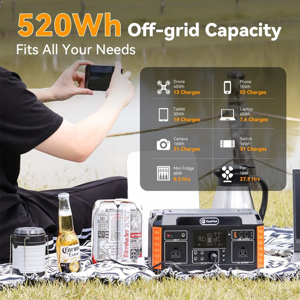 560W Portable Power Station Y7584