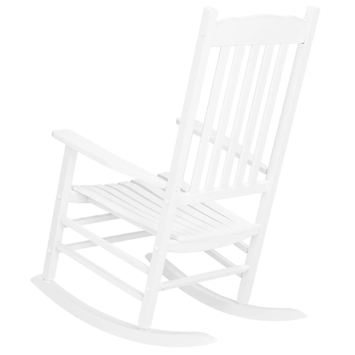 White Wood Rocking Chair E577
