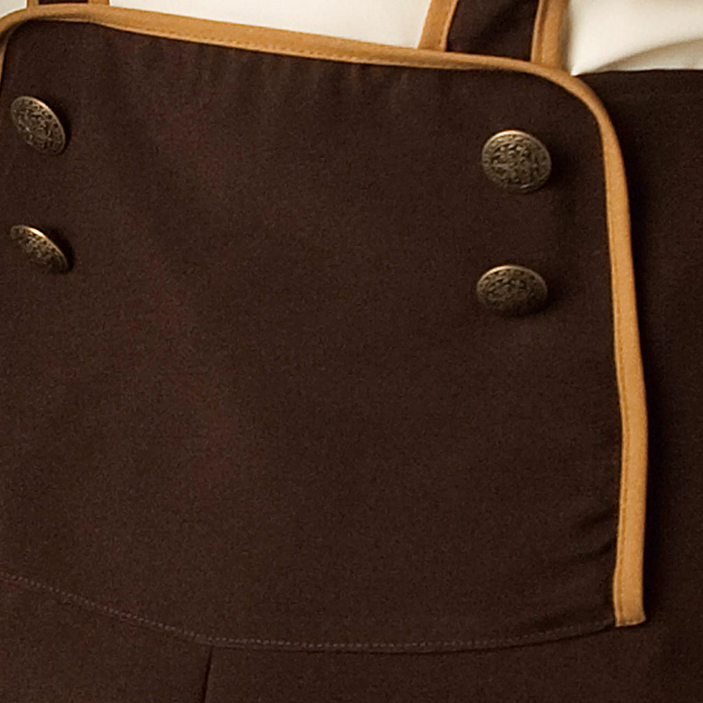 Brown Adult Lederhosen Costume T9810