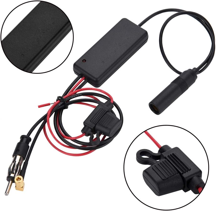 AM FM Radio TV Signal Booster Amplifier Pack of 2 R605