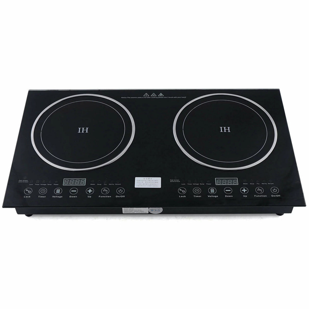 2600W 110V Double Burners Induction Cooktop V38817