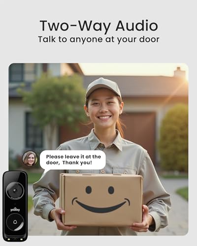 Wired Doorbell Camera with Chime J37108