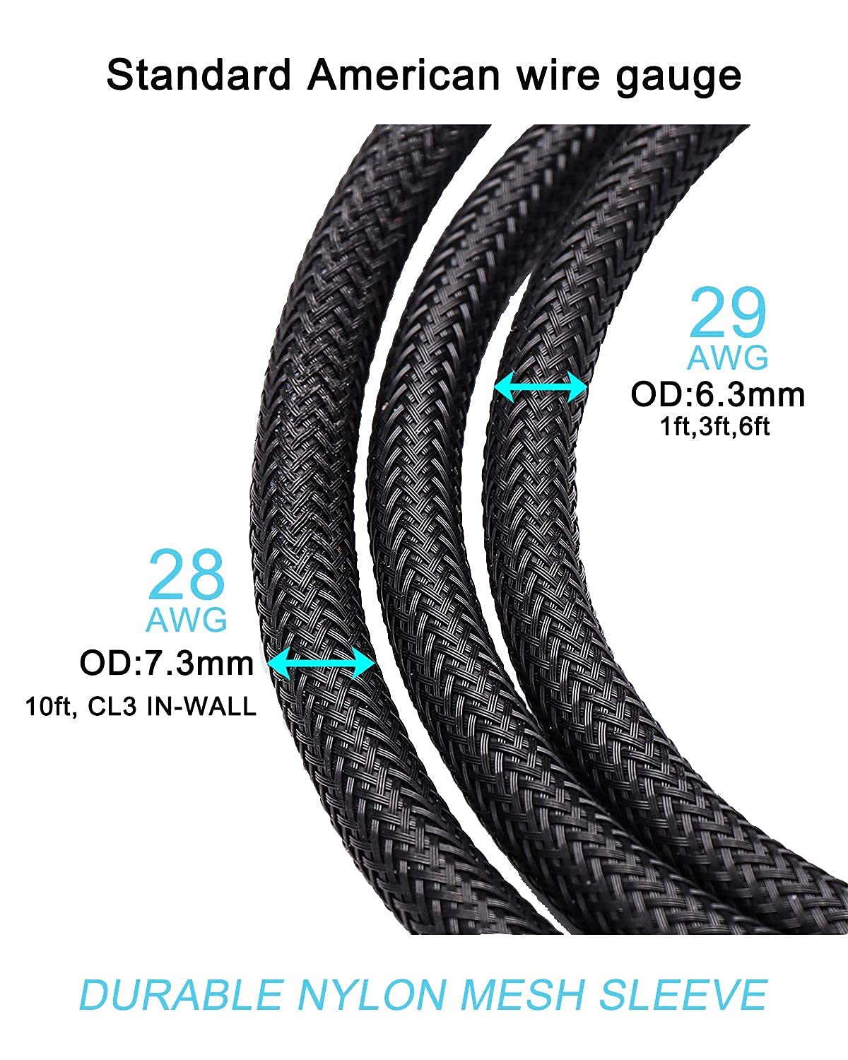 8K HDMI 2.1 Fiber Optic Cable 75ft M335