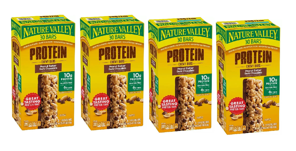 Peanut Butter Dark Chocolate Protein Chewy Bars 30 pk G488