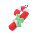 Squeaky Christmas Candy Cane Plush Dog Toy F821673