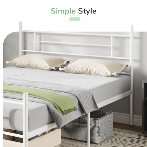 Full Size Metal Platform Bed Frame with Headboard and Footboard T724546