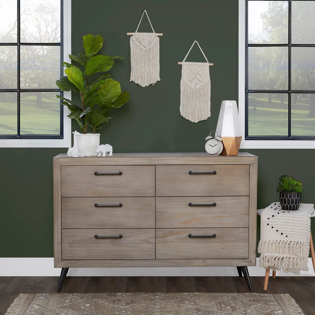Mid Century Double Dresser D8823